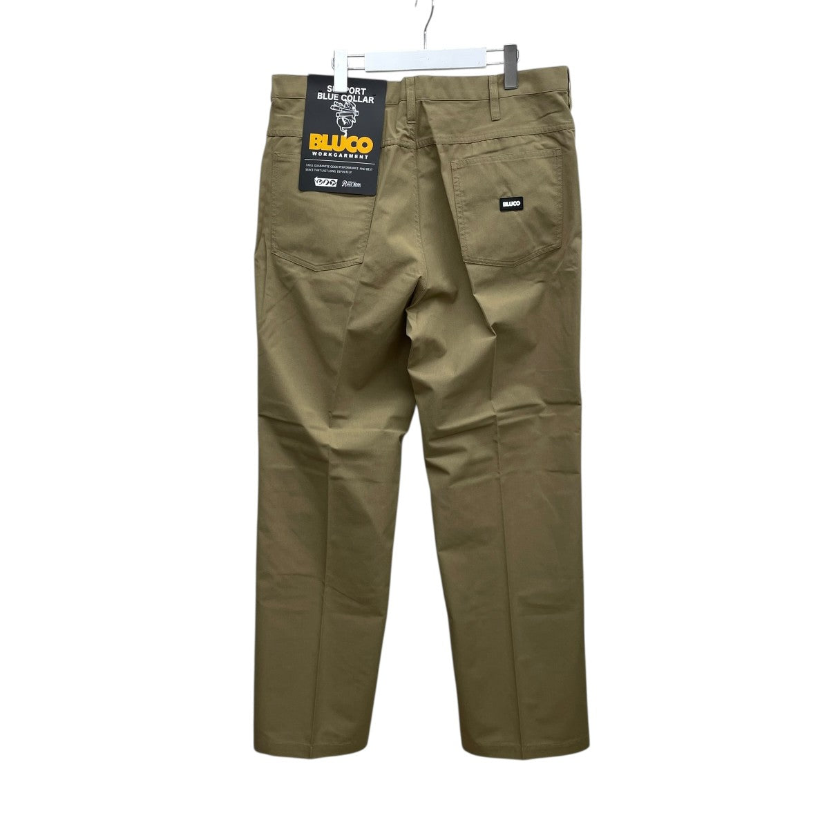 BLUCO WORK GARMENT LIGHT 5-POCKET WORK PANTS 141-41-012 古着・中古-2枚目のアイテム画像