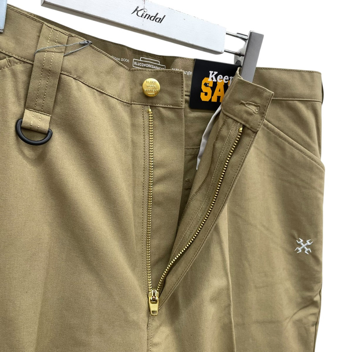 BLUCO WORK GARMENT LIGHT 5-POCKET WORK PANTS 141-41-012 古着・中古-5枚目のアイテム画像