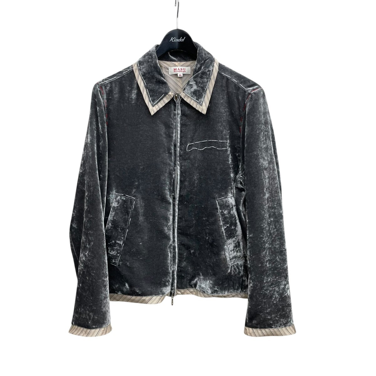 MASU 26SSUNEVEN VELVET JACKETジャケットM26U6BL004 古着・中古-1枚目のアイテム画像