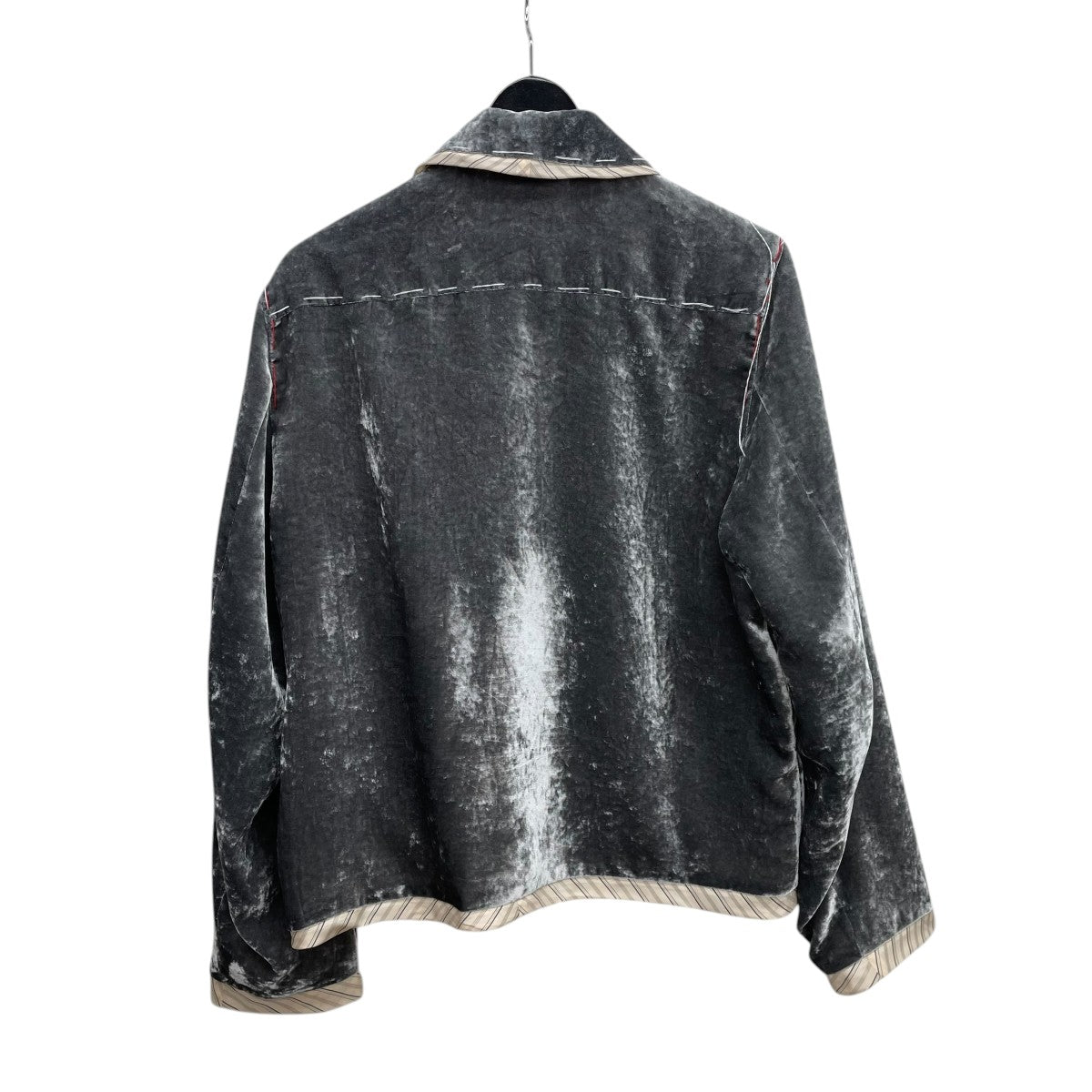 MASU 26SSUNEVEN VELVET JACKETジャケットM26U6BL004 古着・中古-2枚目のアイテム画像