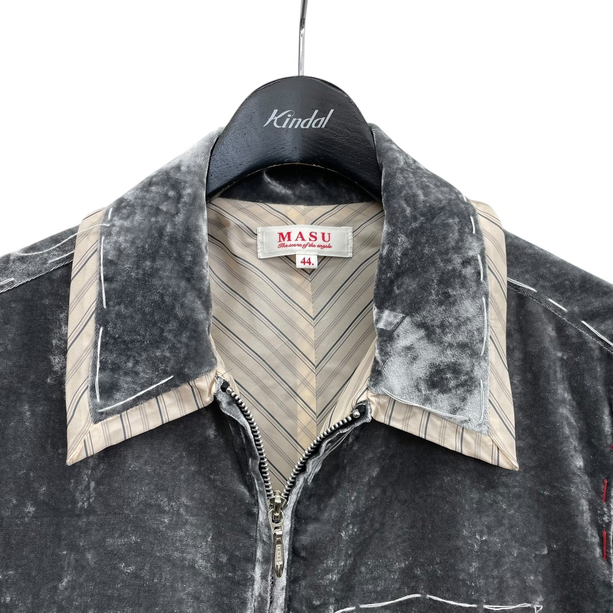 MASU 26SSUNEVEN VELVET JACKETジャケットM26U6BL004 古着・中古-3枚目のアイテム画像