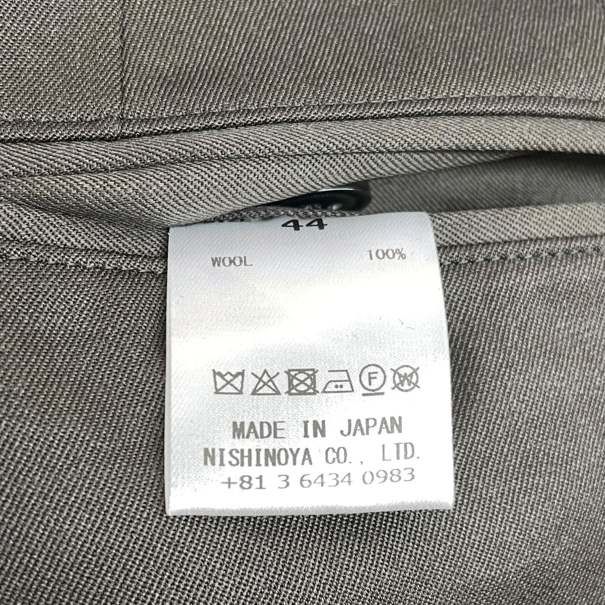 NEAT Wool Gabardineスラックスパンツ25-01NC-WG 古着・中古-7枚目のアイテム画像
