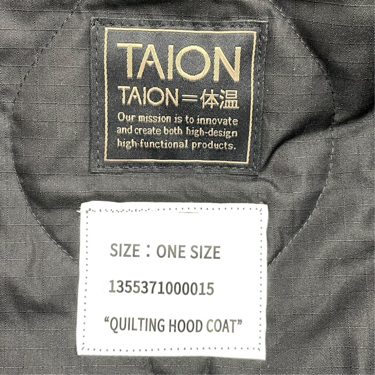 TAION ダウンコート1355371000015 古着・中古-6枚目のアイテム画像