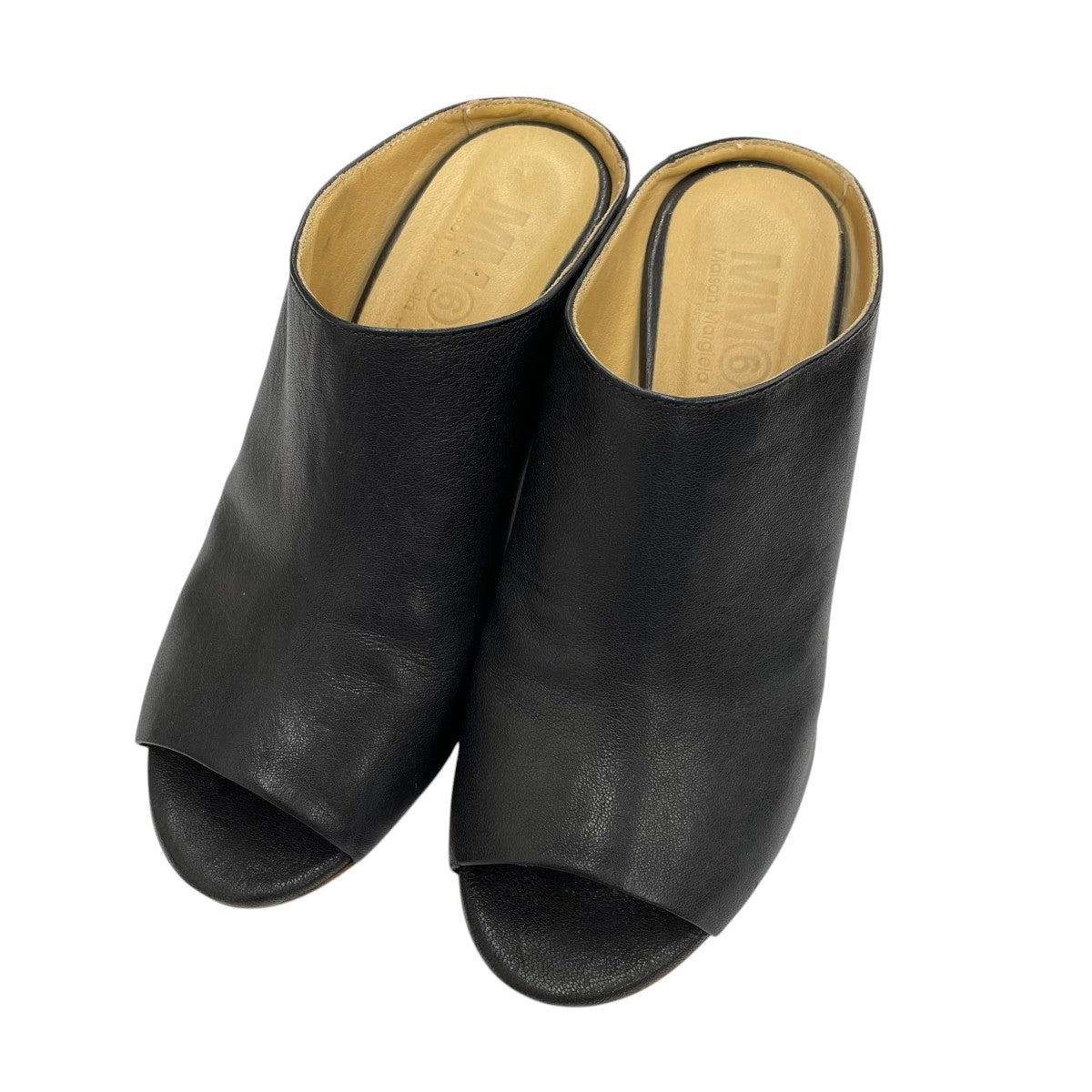 MM6 Maison Margiela オープントゥレザーサンダル 古着・中古-1枚目のアイテム画像
