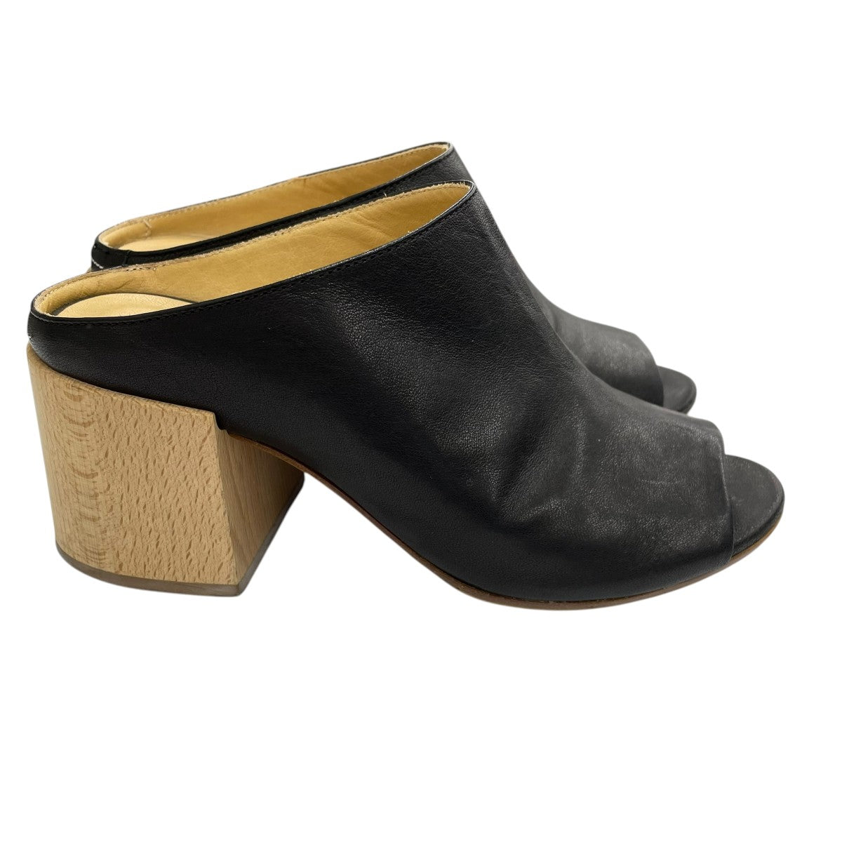 MM6 Maison Margiela オープントゥレザーサンダル 古着・中古-3枚目のアイテム画像