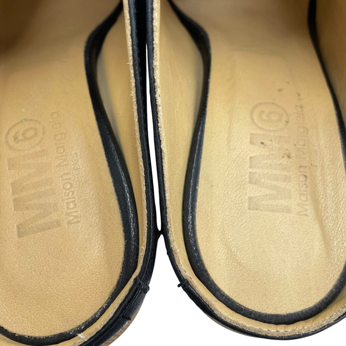 MM6 Maison Margiela オープントゥレザーサンダル 古着・中古-4枚目のアイテム画像