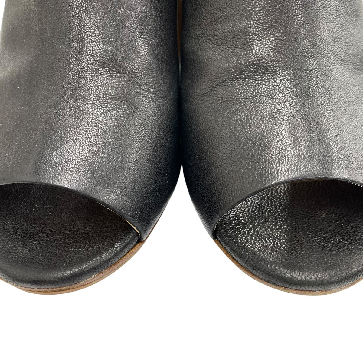 MM6 Maison Margiela オープントゥレザーサンダル 古着・中古-5枚目のアイテム画像