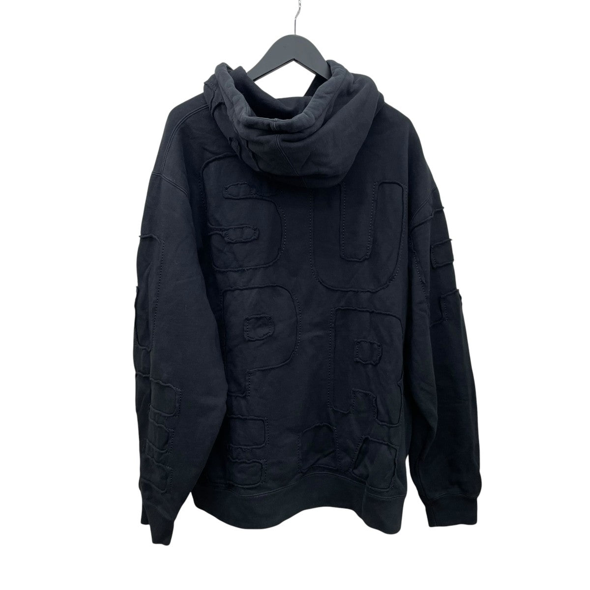 Cut out Letters hooded Sweatshirtパーカー