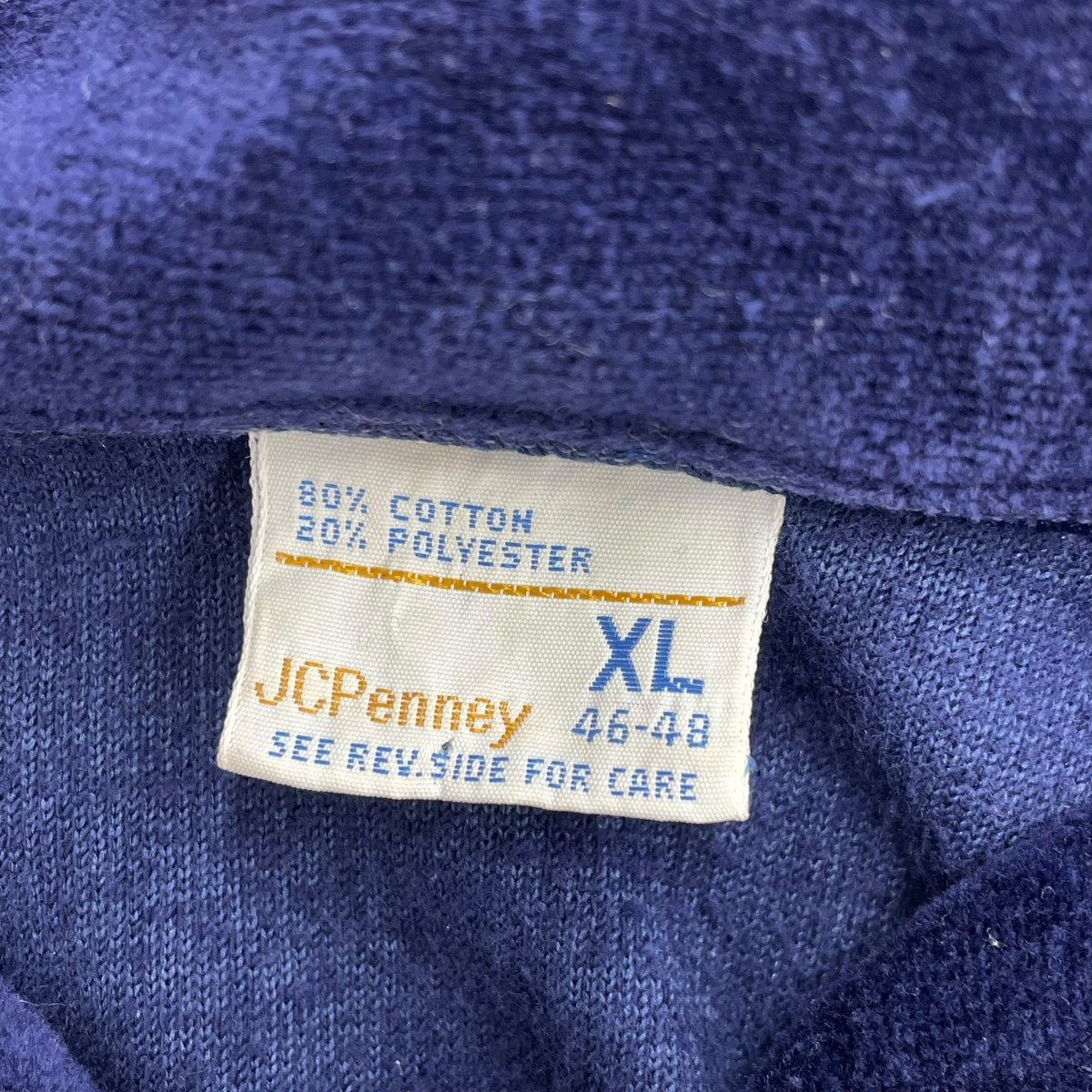J．C．PENNY ベロアポロシャツ 古着・中古-6枚目のアイテム画像