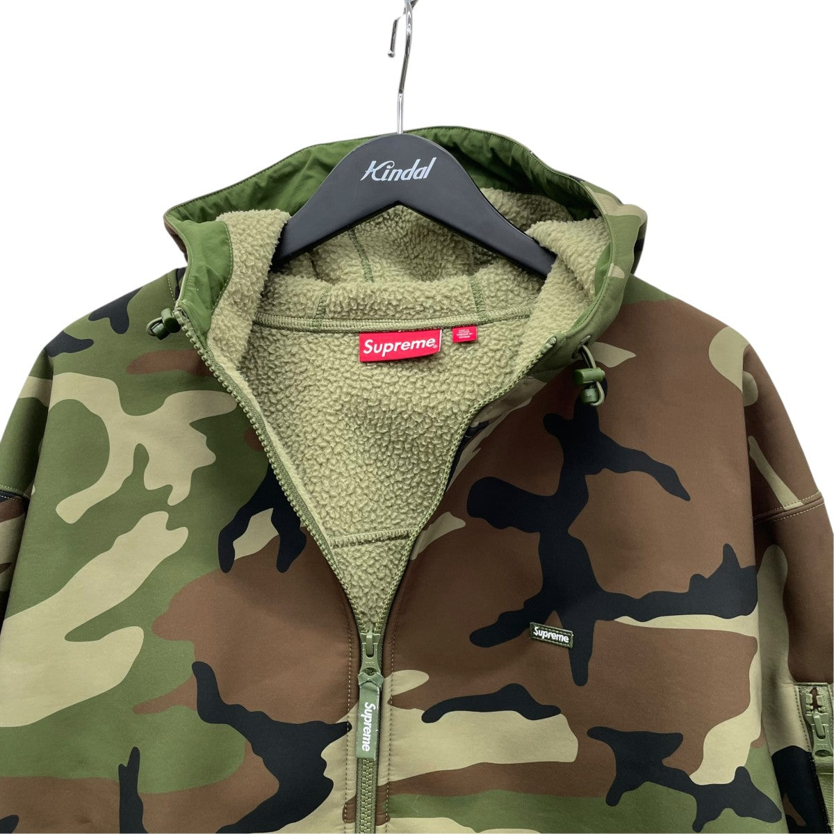 Supreme Zip Hooded SweatshirtジップパーカーWINDSTOPPER 古着・中古-3枚目のアイテム画像