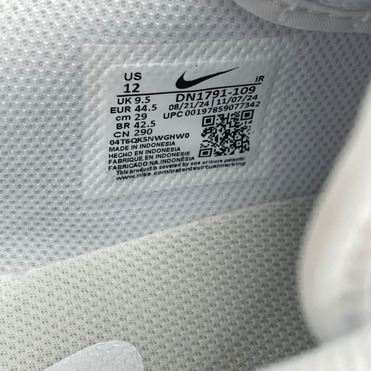 NIKE W Cortez LeatherスニーカーDN1791-109 古着・中古-7枚目のアイテム画像