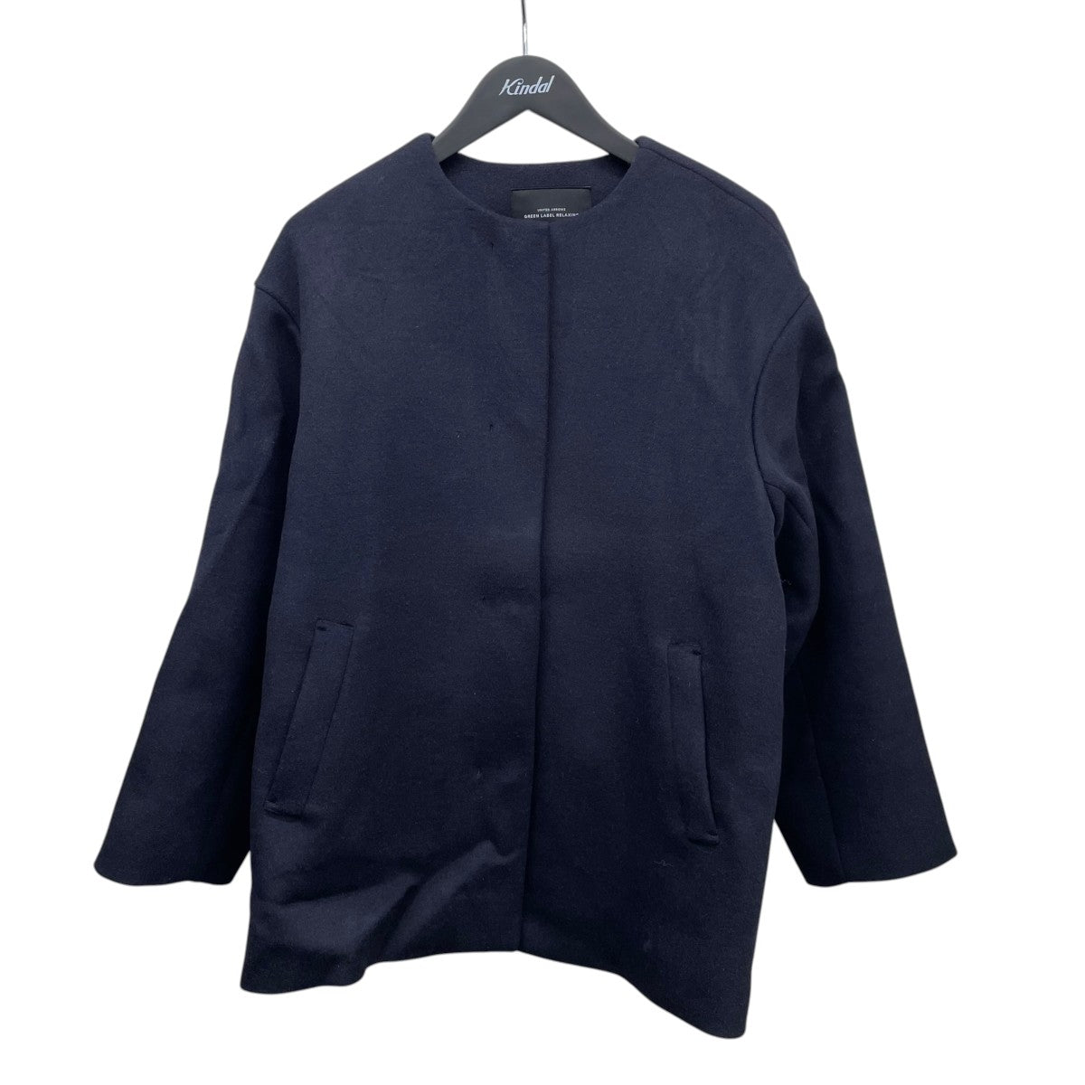 UNITED ARROWS ノーカラーコート3525-147-0940 古着・中古-1枚目のアイテム画像