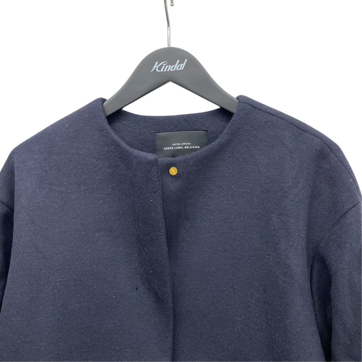 UNITED ARROWS ノーカラーコート3525-147-0940 古着・中古-3枚目のアイテム画像