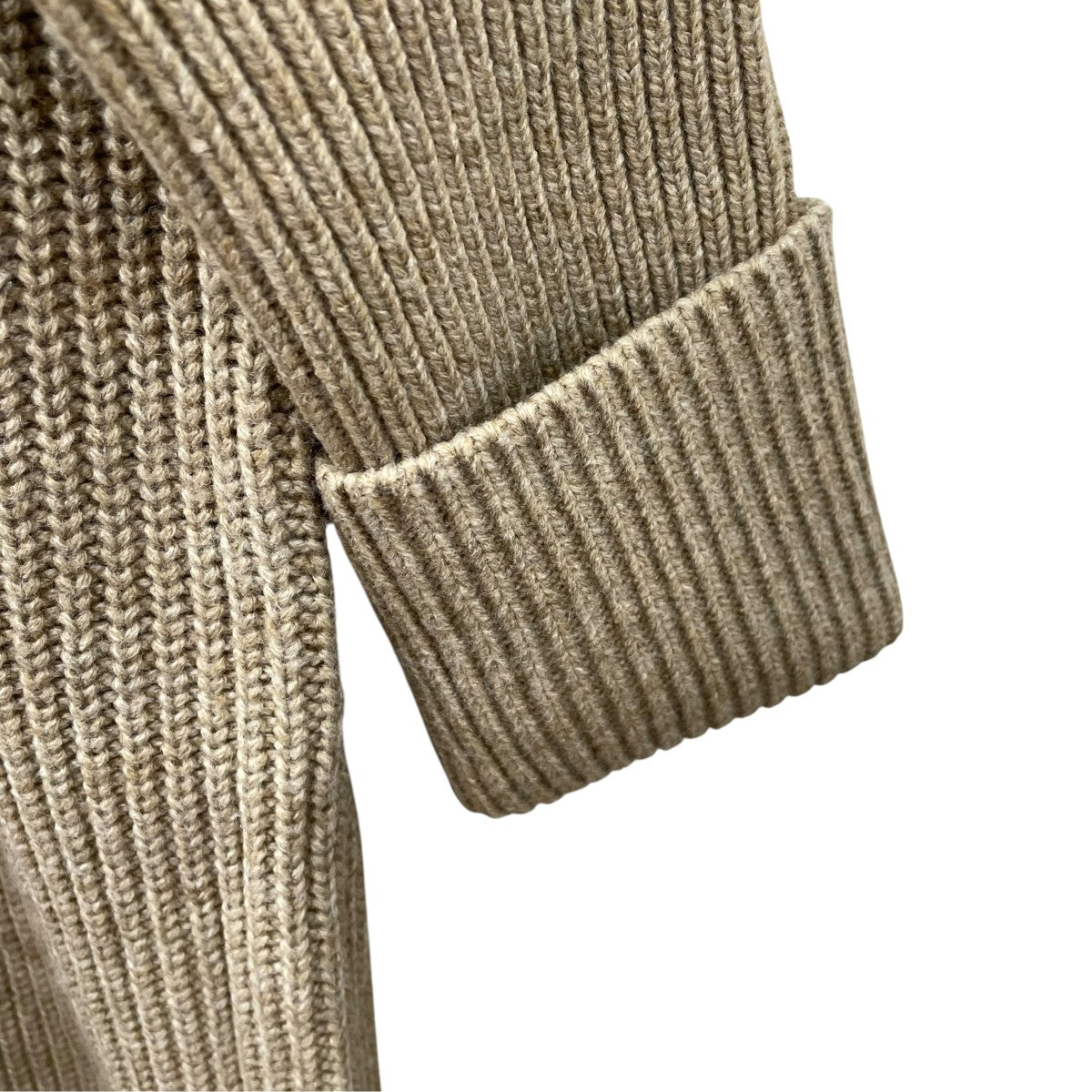Vneck patchwork knit dressニットワンピースlo243-91