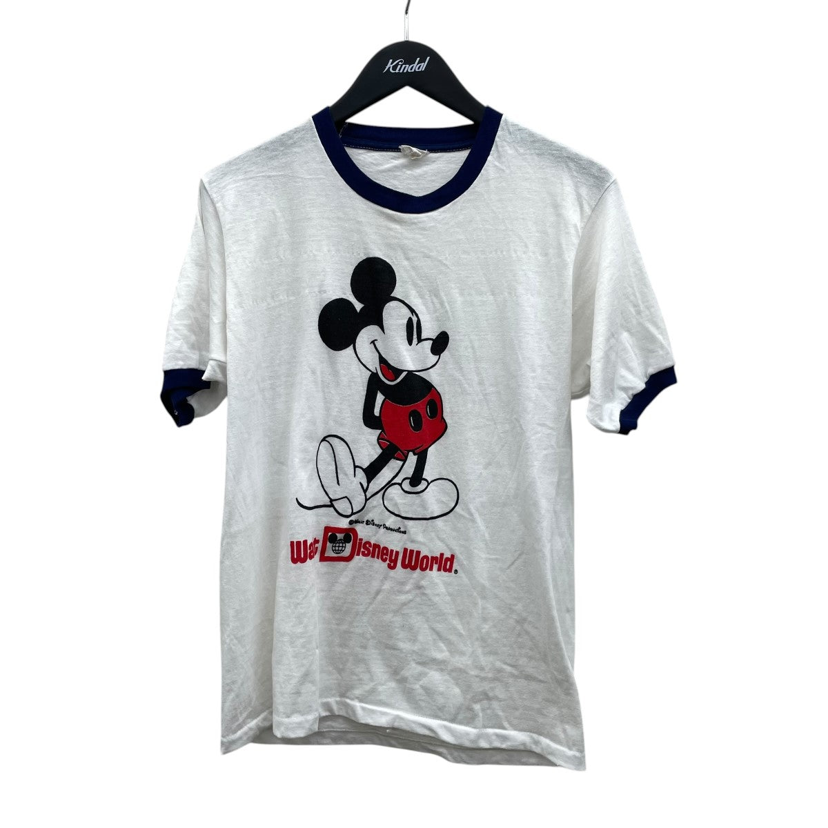 VINTAGE Disney TROPIX社 70s〜80s 白足半袖カットソー 古着・中古-1枚目のアイテム画像