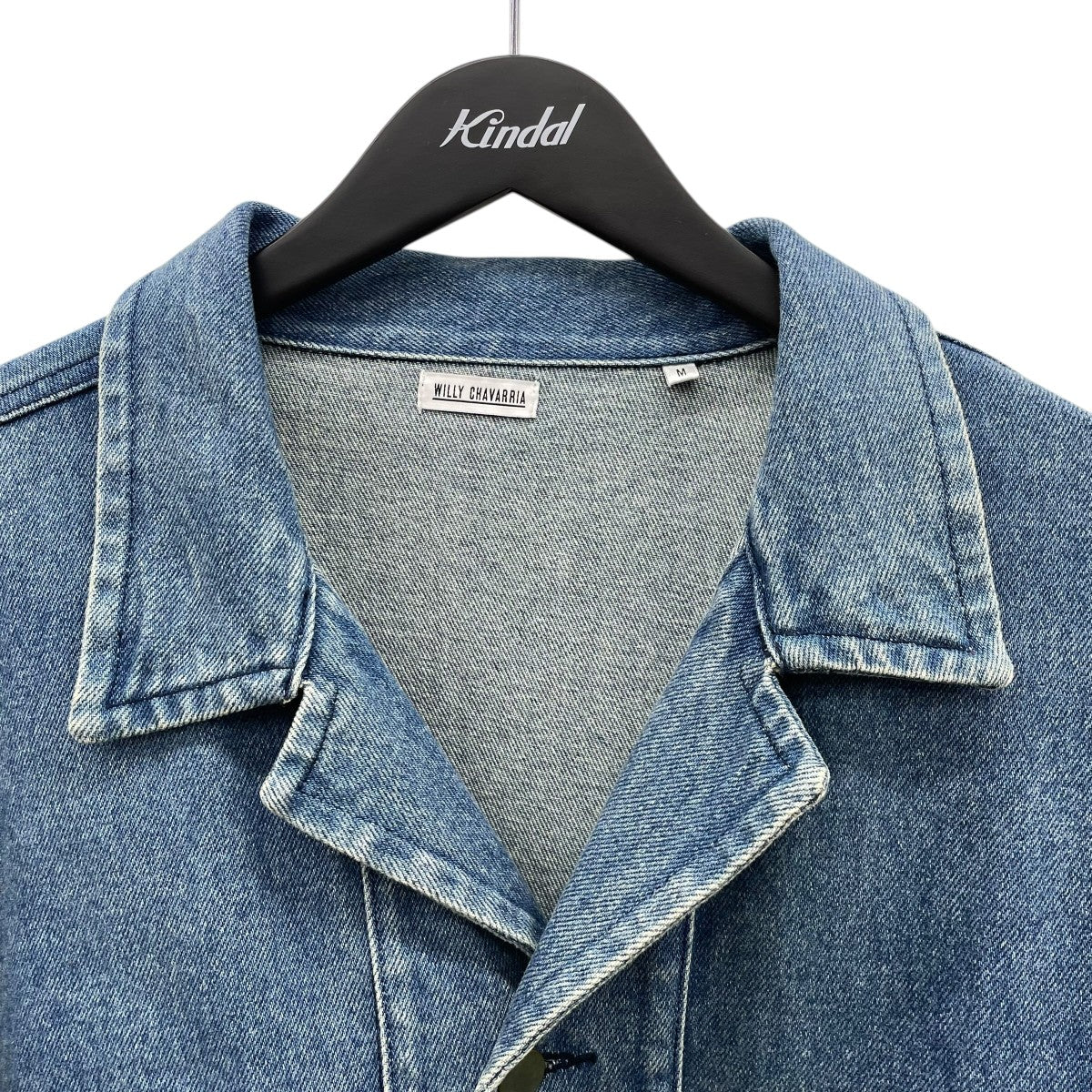 WILLY CHAVARRIA 20SSSILVERLAKE LAPEL JACKETデニムジャケット 古着・中古-3枚目のアイテム画像