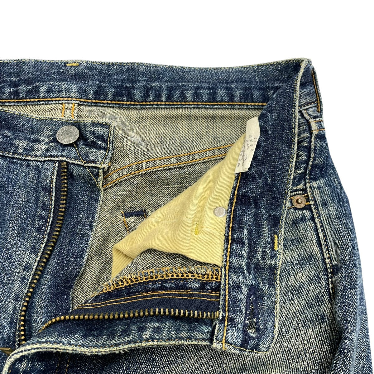 LEVI’S ボタン裏J22 日本製 BIG Eデニムパンツ 古着・中古-3枚目のアイテム画像