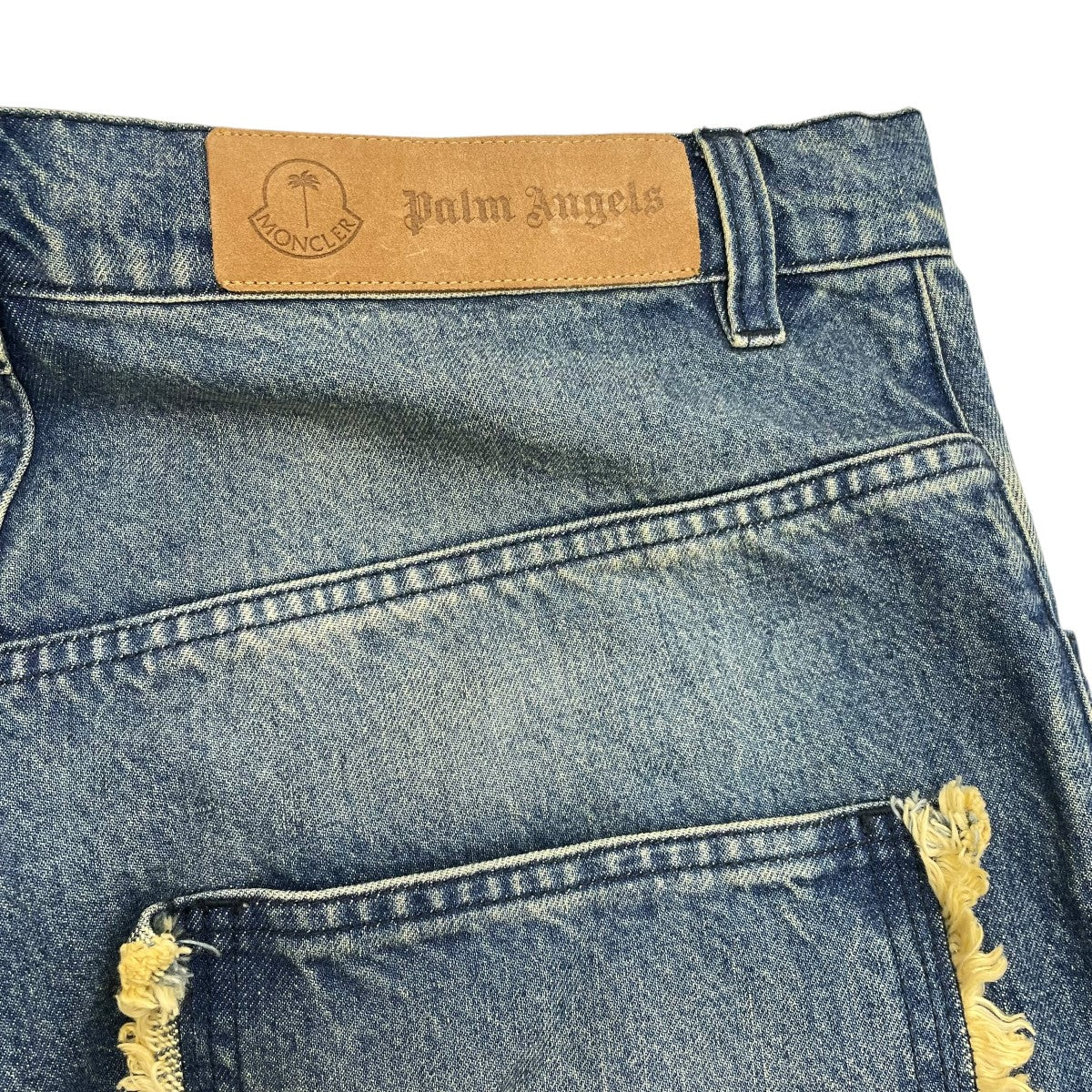 MONCLER×Palm Angels デニムパンツI209L2A00001 古着・中古-4枚目のアイテム画像