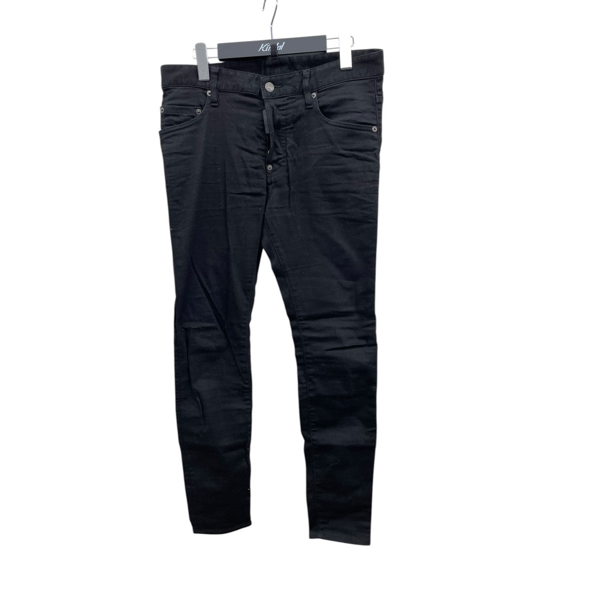 DSQUARED2 ブラックデニムパンツS74LB1414 古着・中古-1枚目のアイテム画像