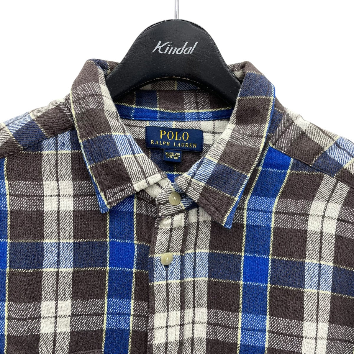 POLO RALPH LAUREN チェックシャツ 古着・中古-3枚目のアイテム画像
