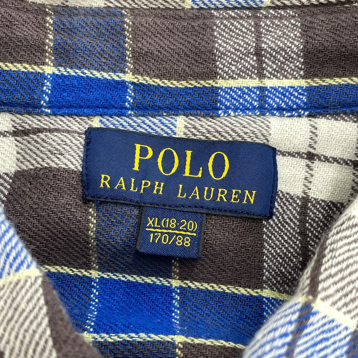 POLO RALPH LAUREN チェックシャツ 古着・中古-5枚目のアイテム画像