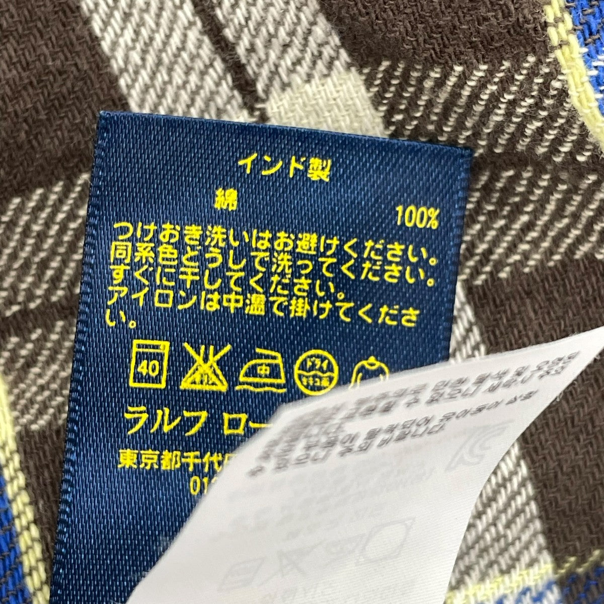 POLO RALPH LAUREN チェックシャツ 古着・中古-6枚目のアイテム画像