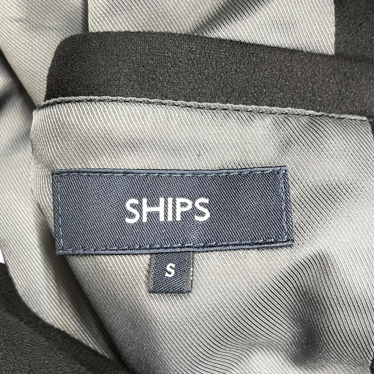 SHIPS 22SSマシュマロスエードシングルライダースジャケット114-03-0990 古着・中古-5枚目のアイテム画像