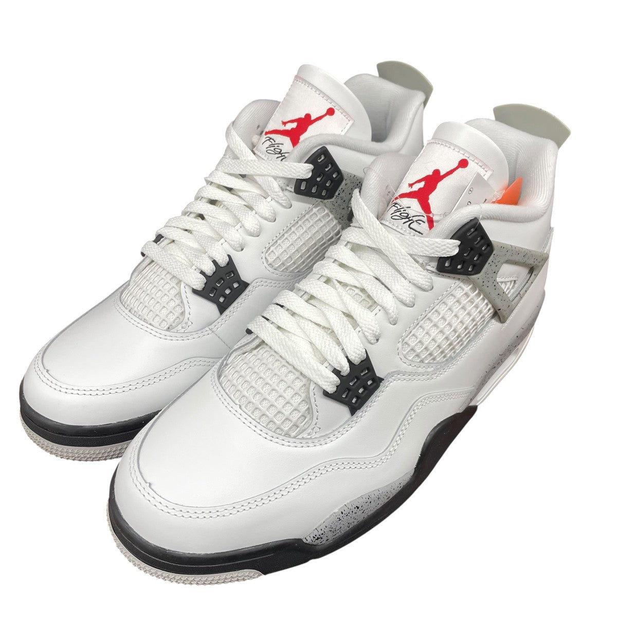 NIKE Air Jordan 4 Retro White CementスニーカーFV5029-100 古着・中古-1枚目のアイテム画像