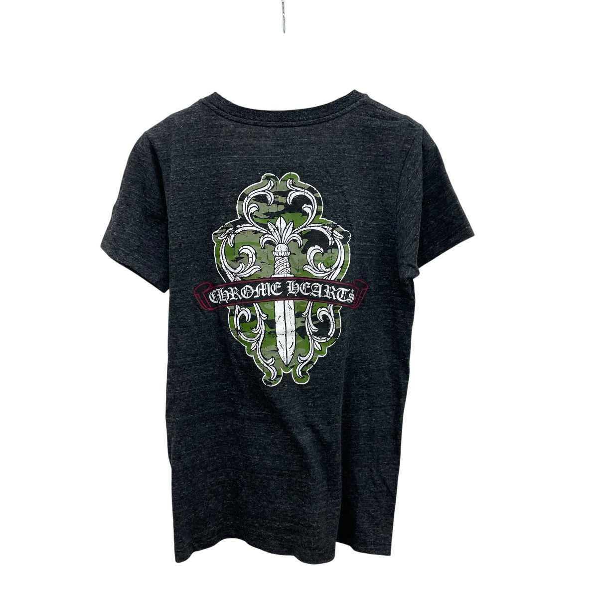 CHROME HEARTS VネックTシャツ 古着・中古-2枚目のアイテム画像