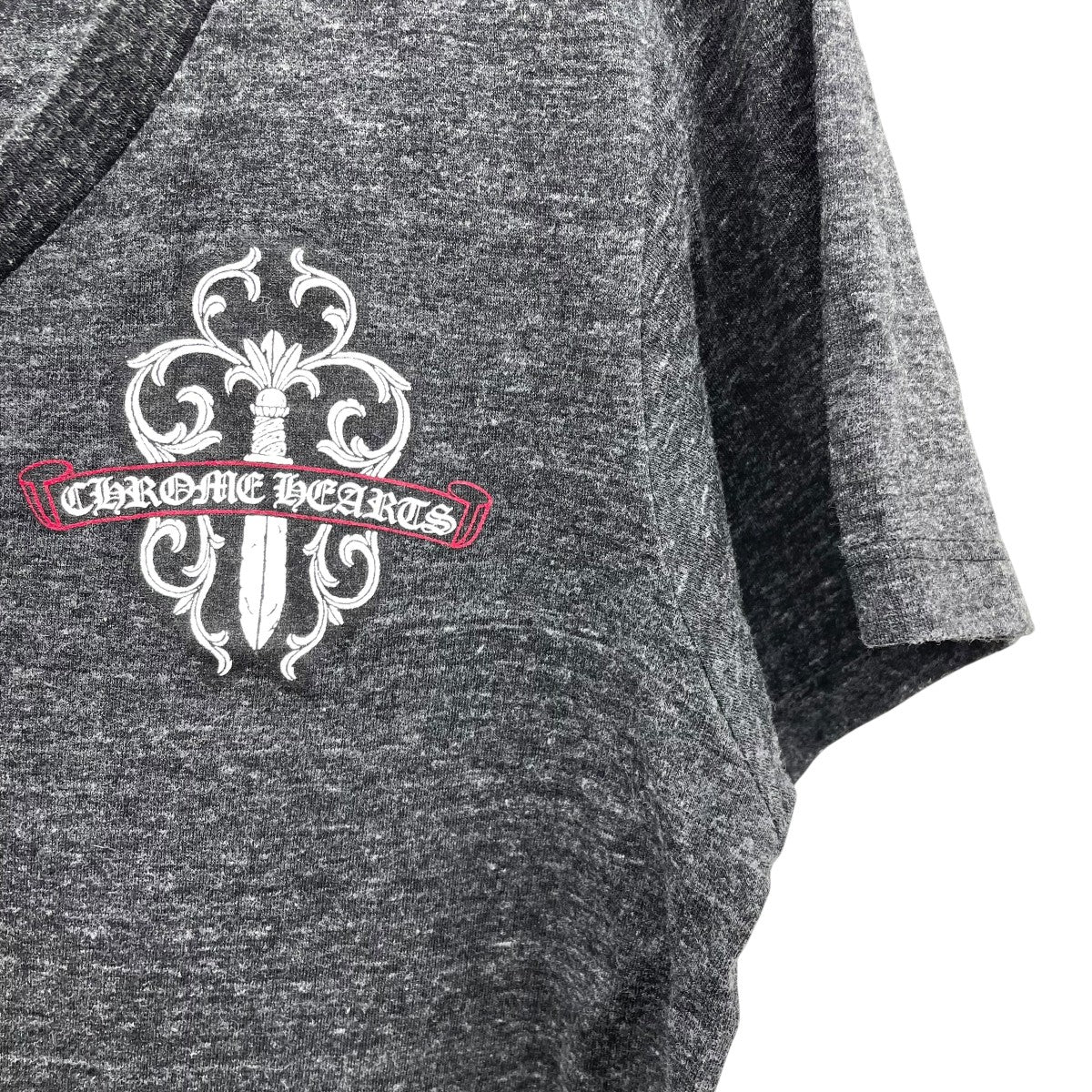CHROME HEARTS VネックTシャツ 古着・中古-4枚目のアイテム画像