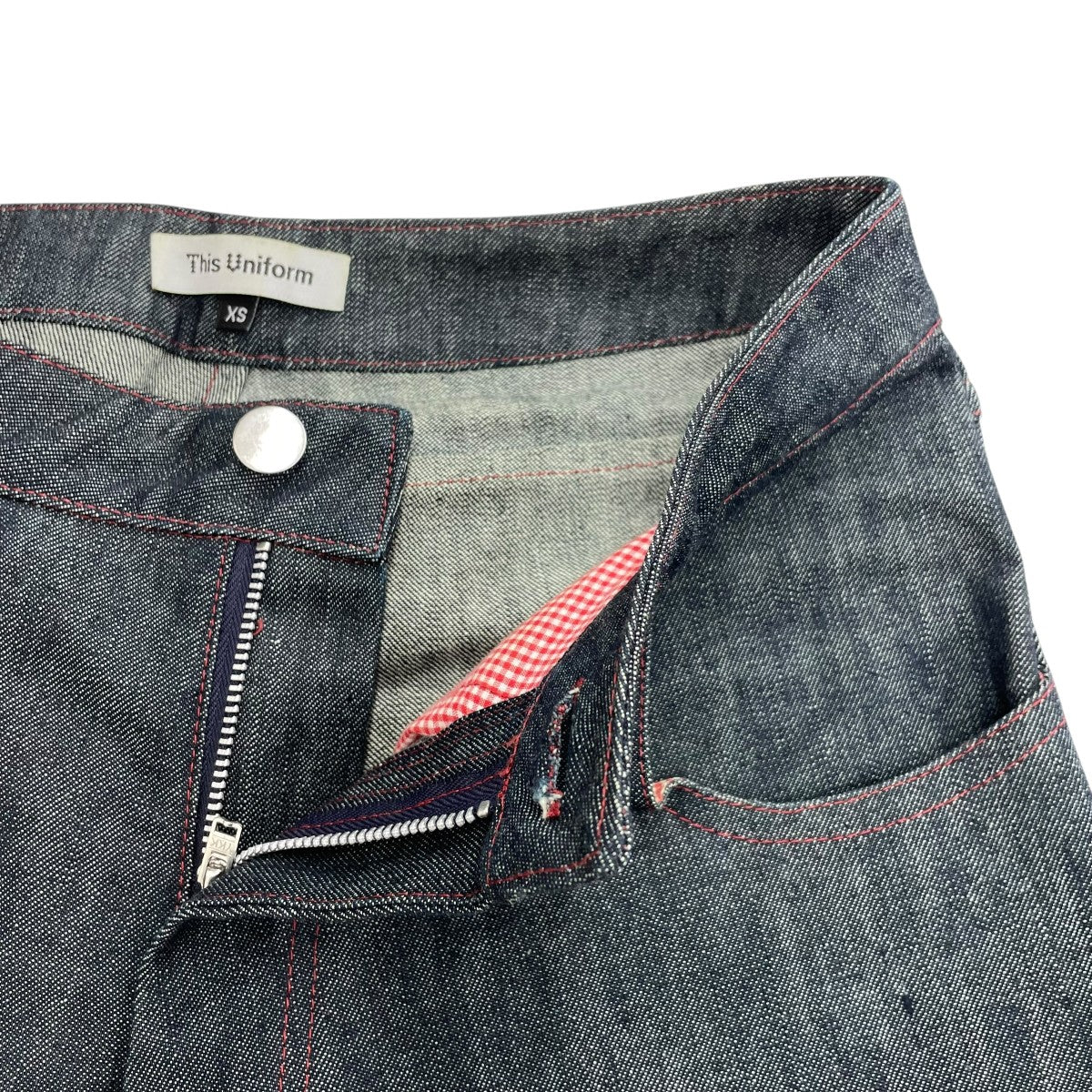 This Uniform APPLIQUE PATCH JEANSデニムパンツ 古着・中古-3枚目のアイテム画像