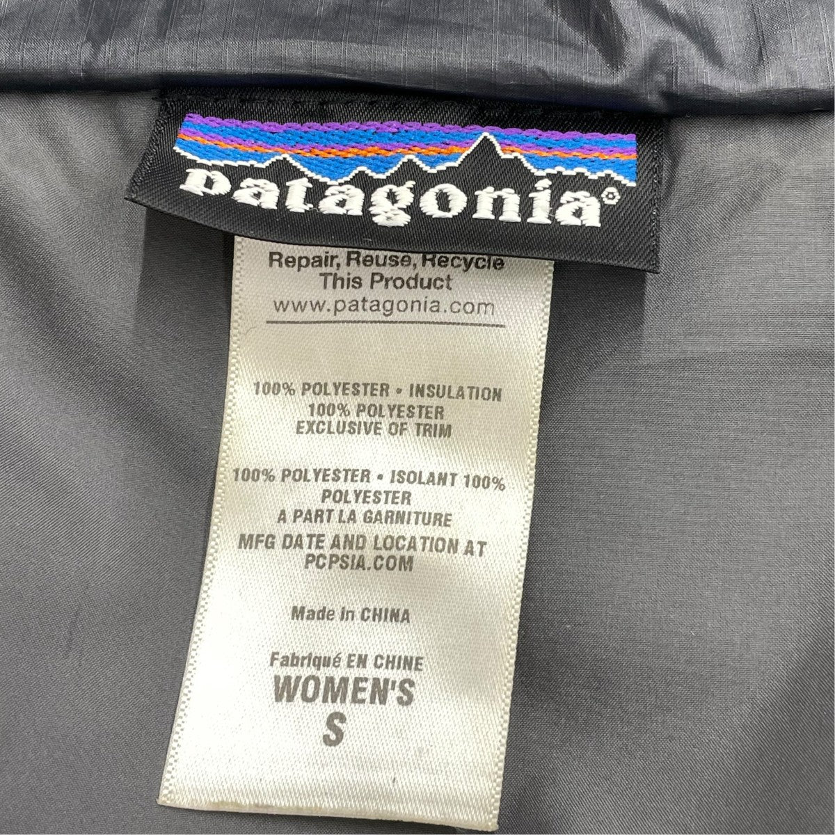 Patagonia 中綿ロングコート28205 古着・中古-5枚目のアイテム画像