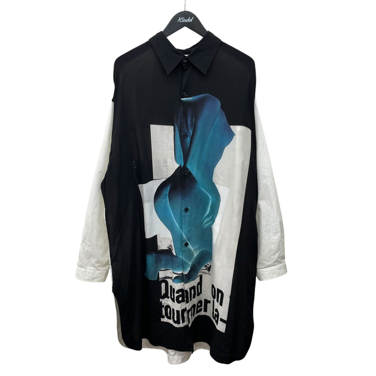 BLACK Scandal Yohji Yamamoto ロングシャツHV-B62-830 古着・中古-1枚目のアイテム画像