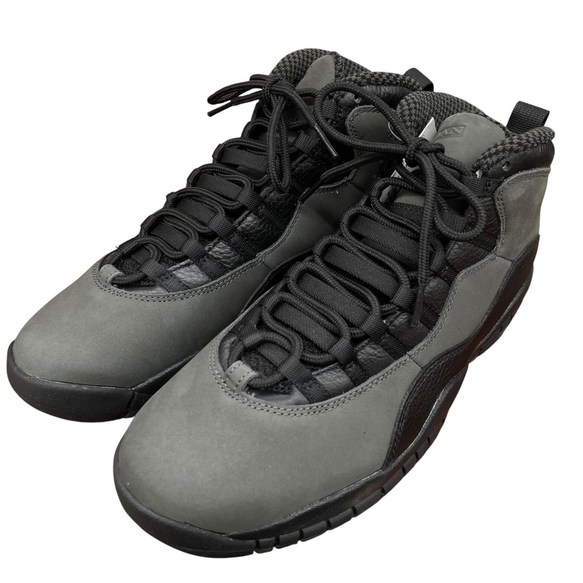 NIKE Air Jordan 10 Retro Shadow Charred Grey BlackスニーカーHJ6779-001 古着・中古-1枚目のアイテム画像