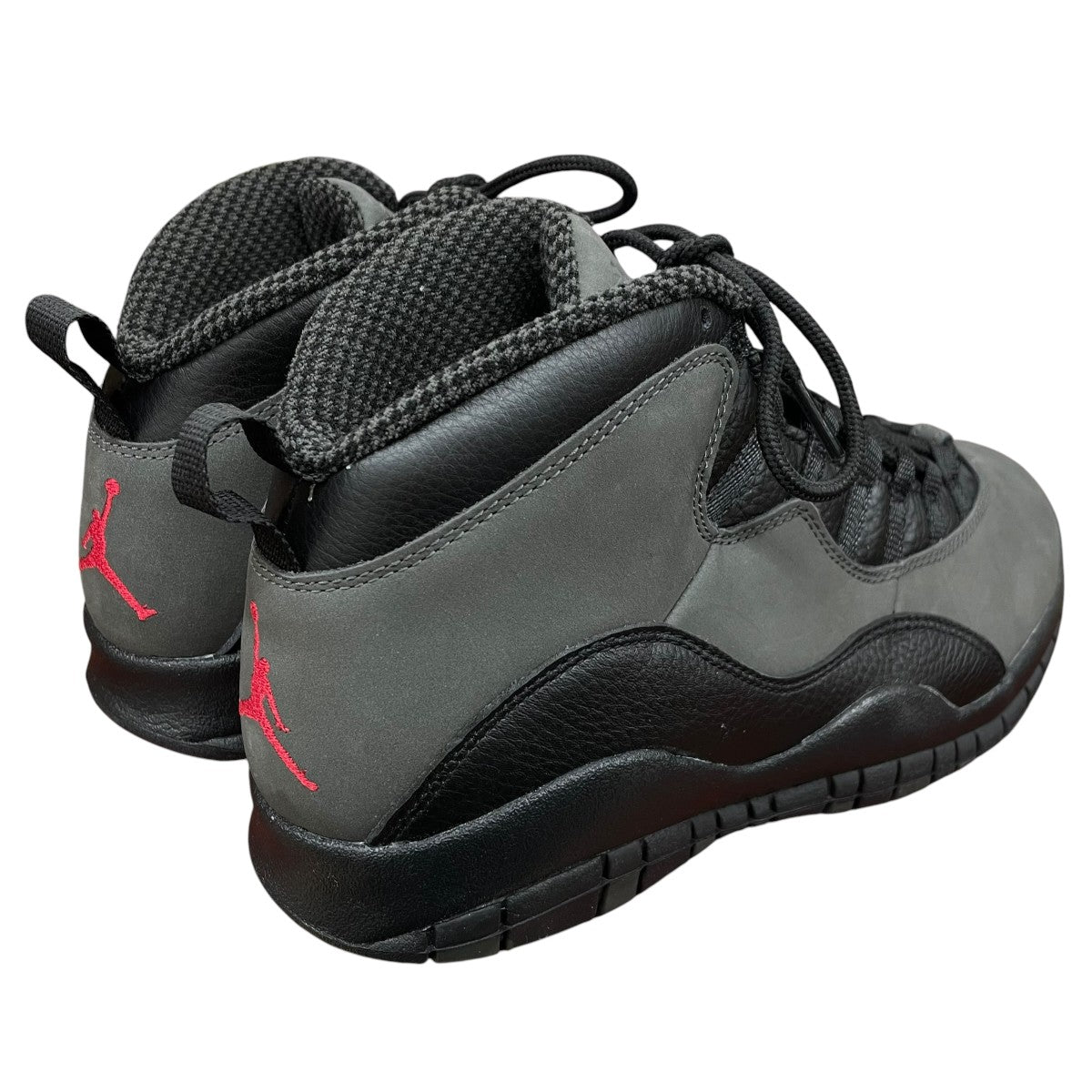 NIKE Air Jordan 10 Retro Shadow Charred Grey BlackスニーカーHJ6779-001 古着・中古-2枚目のアイテム画像