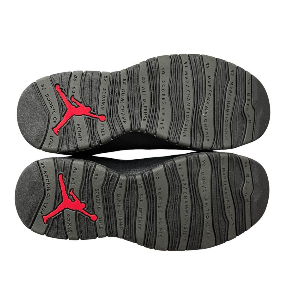 NIKE Air Jordan 10 Retro Shadow Charred Grey BlackスニーカーHJ6779-001 古着・中古-6枚目のアイテム画像