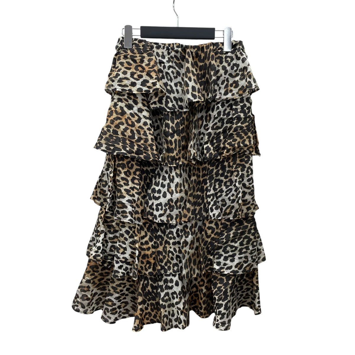 Sheer Voile Maxi Flounce Skirt