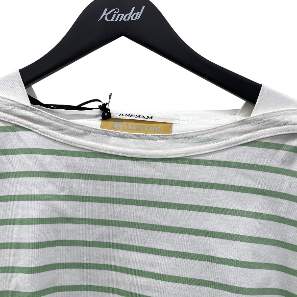 ANSNAM Rivverun Border 9／10 Sleeve T-ShirtボーダーカットソーAN25SS20-2 古着・中古-3枚目のアイテム画像