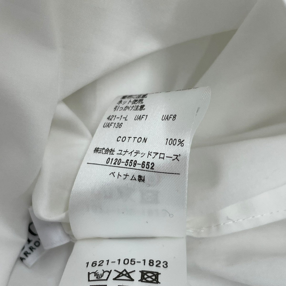 BEAUTY＆YOUTH コットンクルーネック長袖ブラウス1621-105-1823-0150 古着・中古-6枚目のアイテム画像