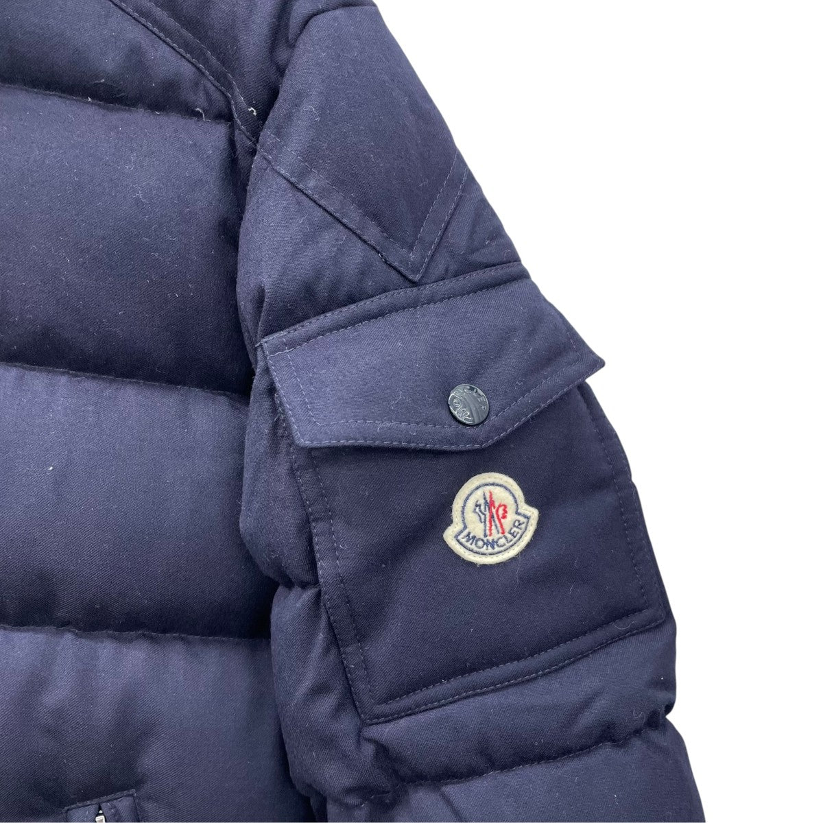 MONCLER モンジュネーブルウールダウンジャケットE2094033805 古着・中古-4枚目のアイテム画像