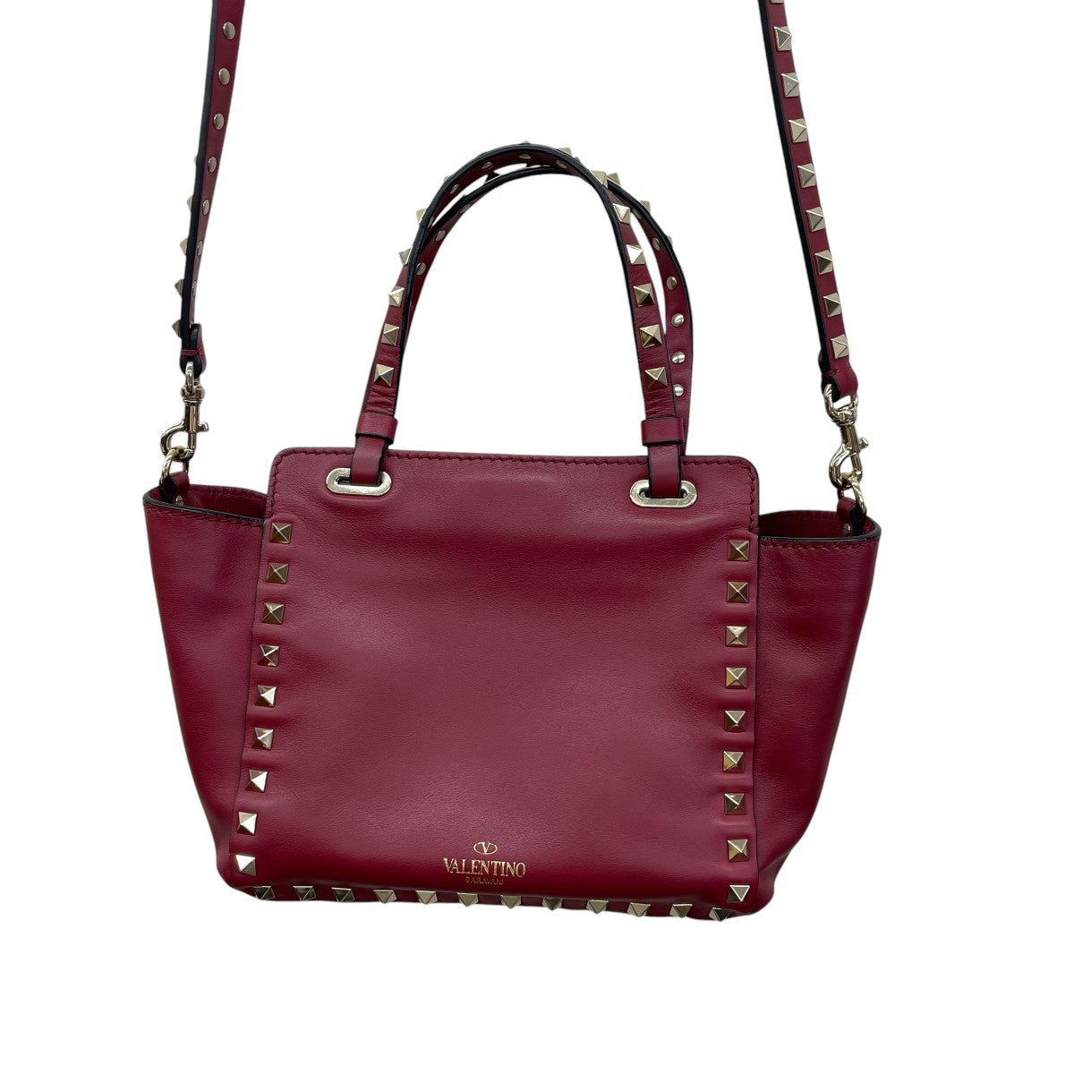 VALENTINO GARAVANI 2WAYスタッズショルダーバッグ 古着・中古-1枚目のアイテム画像