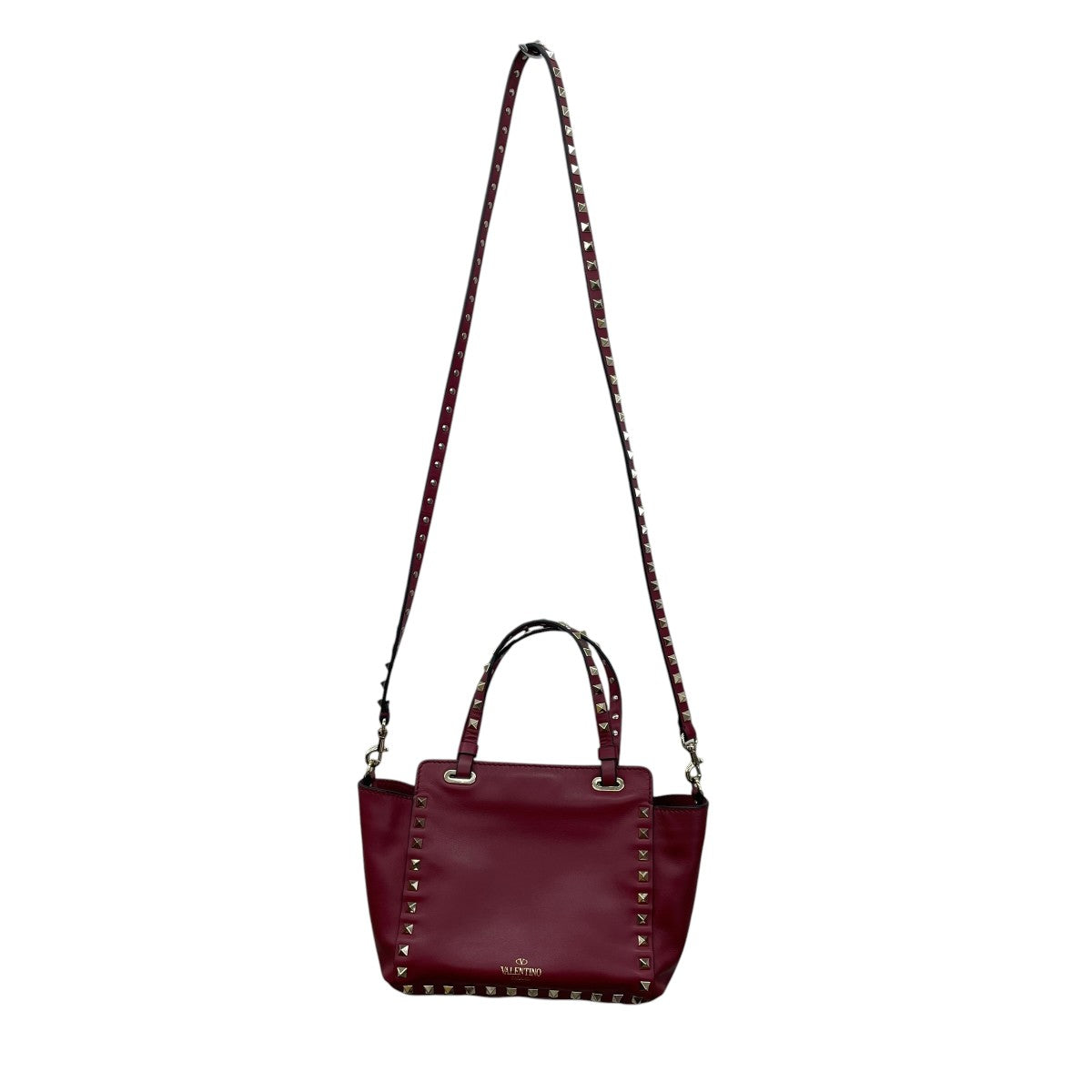 VALENTINO GARAVANI 2WAYスタッズショルダーバッグ 古着・中古-2枚目のアイテム画像