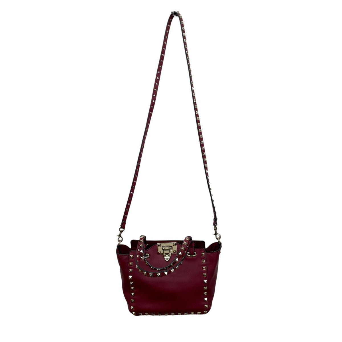 VALENTINO GARAVANI 2WAYスタッズショルダーバッグ 古着・中古-3枚目のアイテム画像