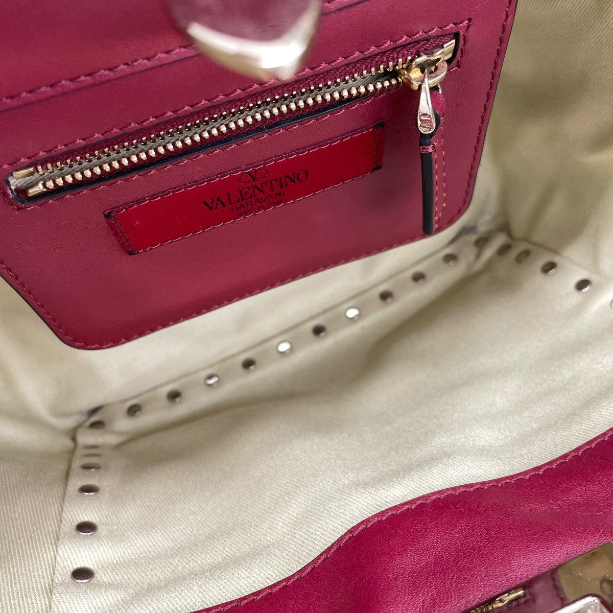 VALENTINO GARAVANI 2WAYスタッズショルダーバッグ 古着・中古-8枚目のアイテム画像