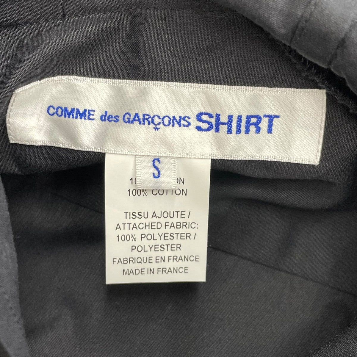 COMME des GARCONS SHIRT 2022AWシャツパーカーFJ-B053 古着・中古-5枚目のアイテム画像