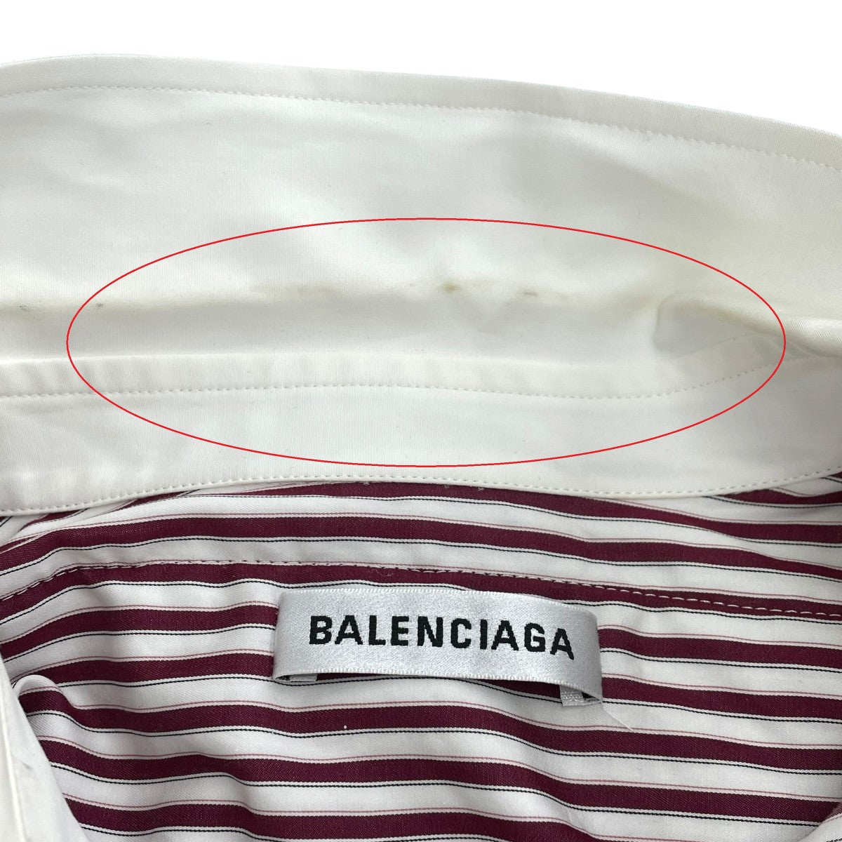BALENCIAGA 2018SSドッキングシャツ518021 TAM10 古着・中古-5枚目のアイテム画像