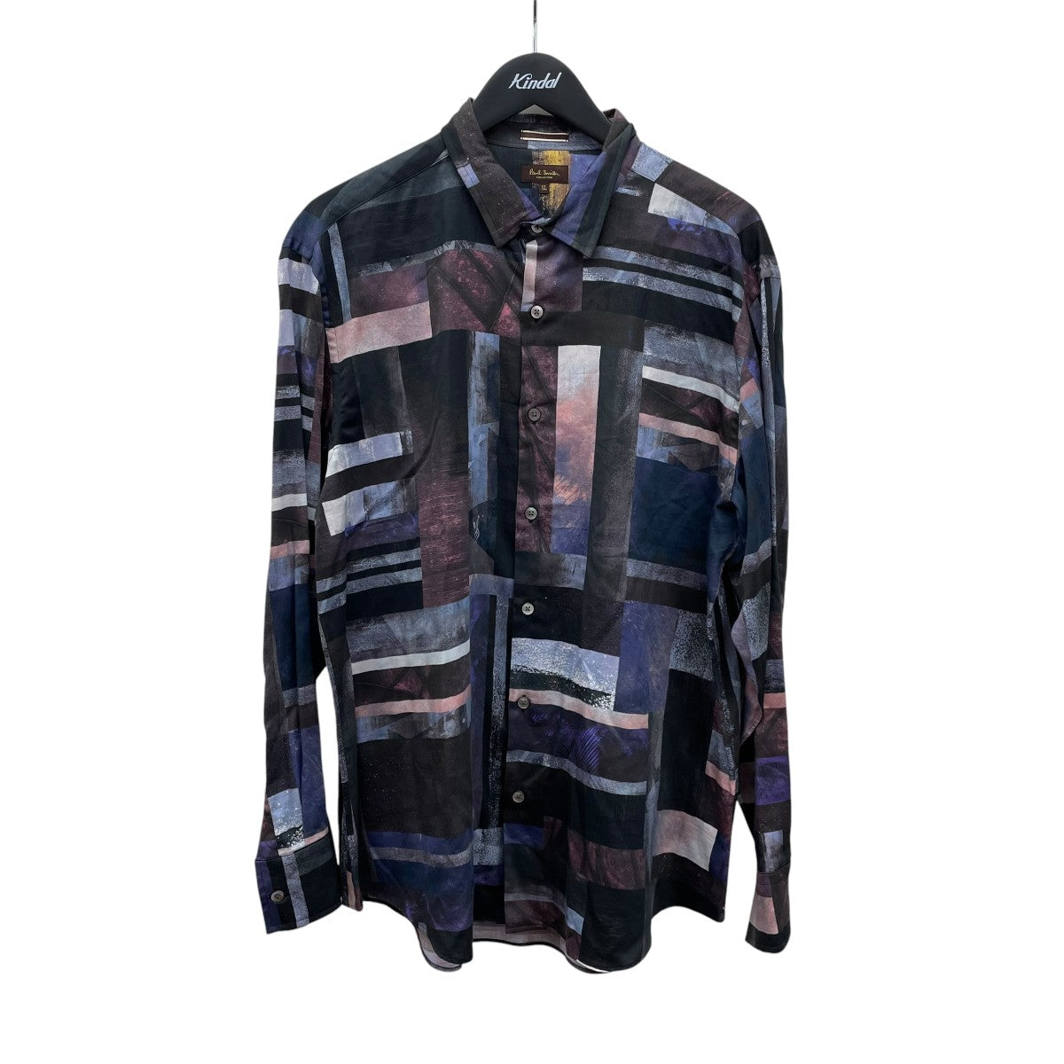 Paul Smith COLLECTION カラーブロックプリントシャツPN-CR-72608 古着・中古-1枚目のアイテム画像