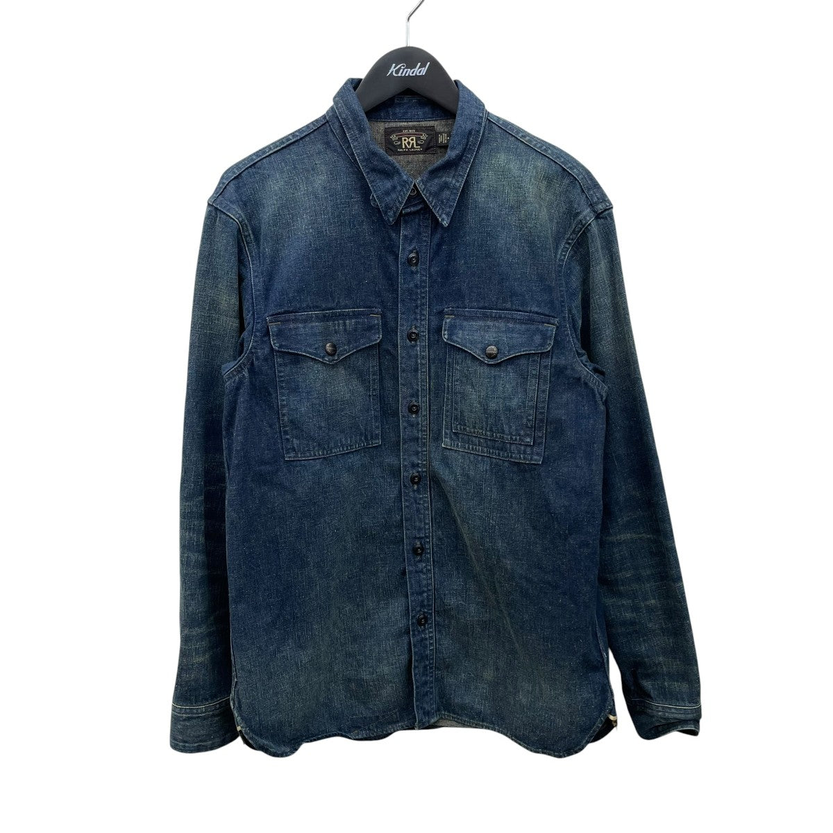 RRL(ダブルアールエル) SELVEDGE DENIM WORK SHIRTデニムシャツ
