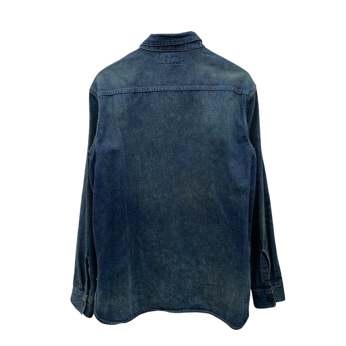 RRL｜00’s デニムワークシャツ（S） RRL(ダブルアールエル) SELVEDGE DENIM WORK SHIRTデニムシャツ