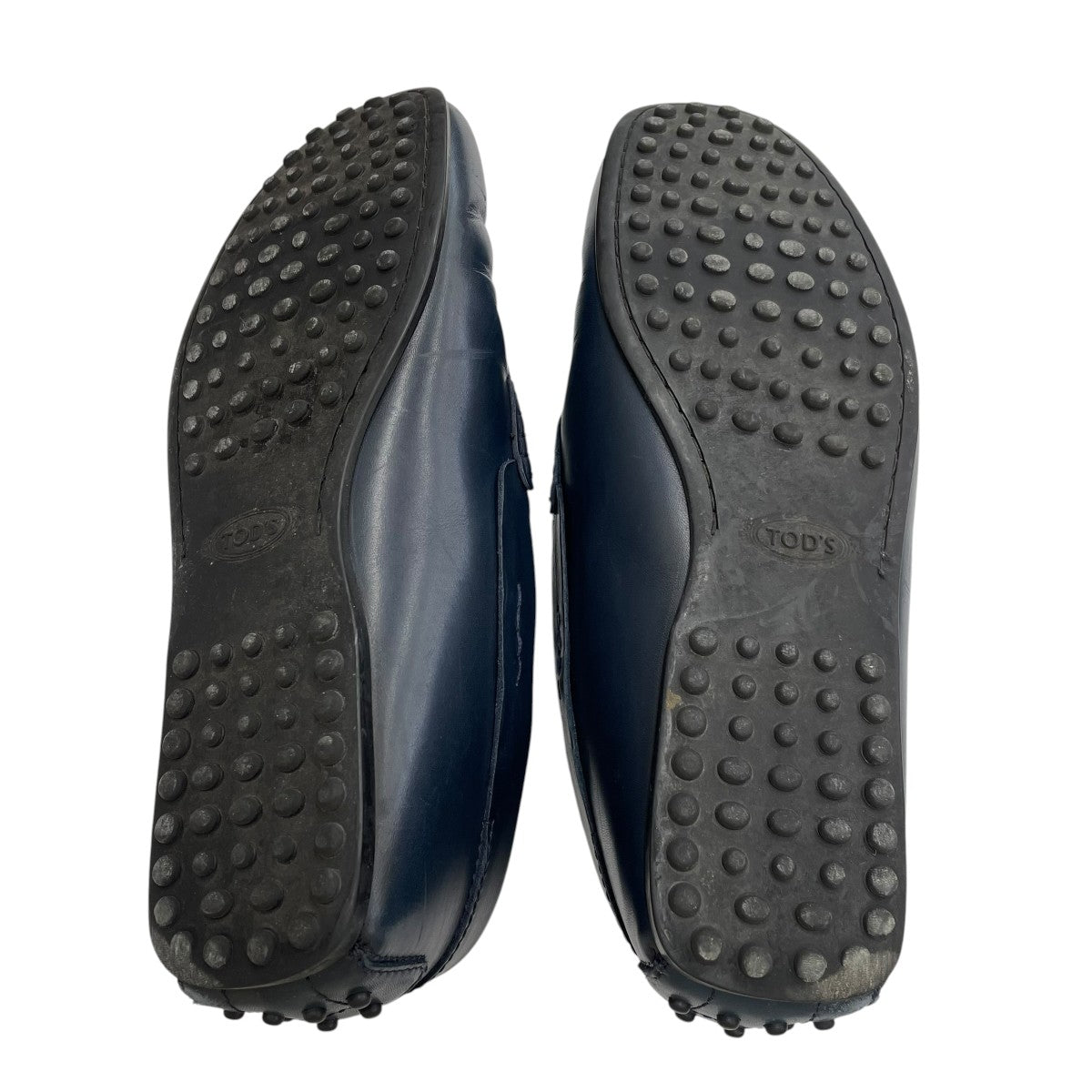 TOD'S(トッズ) レザードライビングシューズ ネイビー サイズ 7 1/2